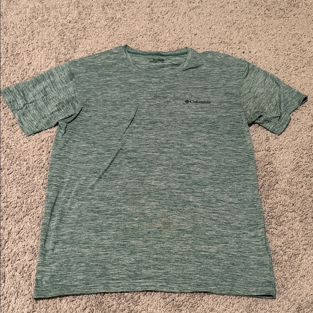 Columbia Men's Short Sleeve Green Tee